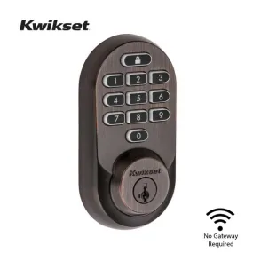 Kwikset - Halo 938 - Electronic Deadbolt - Wi-Fi - SmartKey Technology - 11P - Venetian Bronze