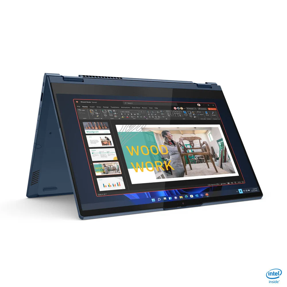 Lenovo ThinkBook 14s Yoga G2 IAP Intel® Core™ i7 i7-1255U Hybrid (2-in-1) 35.6 cm (14") Touchscreen Full HD 16 GB DDR4-SDRAM 512 GB SSD Wi-Fi 6 (802.11ax) Windows 11 Pro Blue