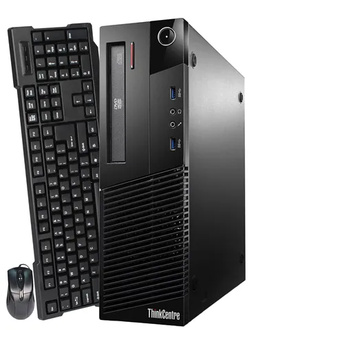 Lenovo ThinkCentre M93P (SFF) / Intel Quad Core i5-4570 (4th Gen) @ 3.6GHz / 16GB RAM / 256GB SSD (Solid State Drive) / Wi-Fi, Keyboard & Mouse / USB 3.0 / DisplayPort / VGA / Gigabit Ethernet / Windows 10 Pro - 1 Year Warranty - Small Form Factor Desktop