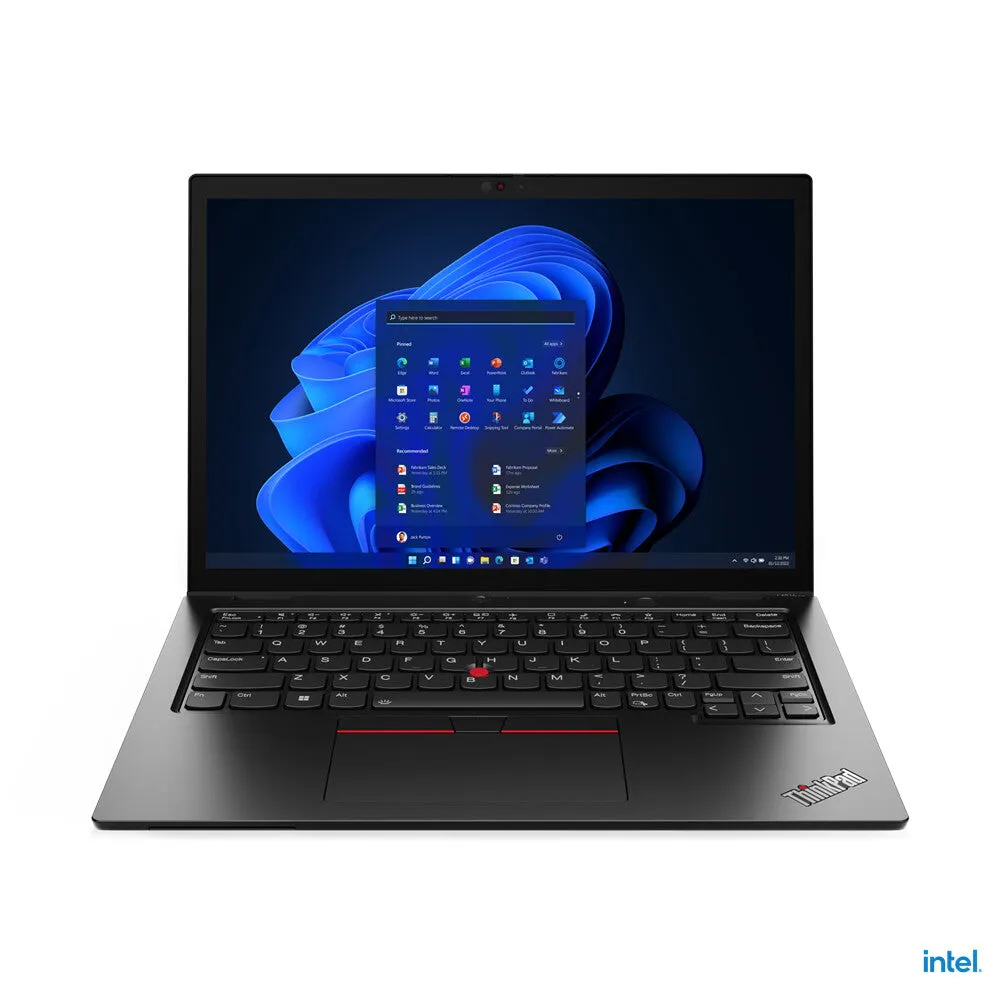 Lenovo ThinkPad L13 Yoga Gen 3 (Intel) Intel® Core™ i7 i7-1255U Hybrid (2-in-1) 33.8 cm (13.3") Touchscreen WUXGA 16 GB DDR4-SDRAM 512 GB SSD Wi-Fi 6 (802.11ax) Windows 11 Pro Black