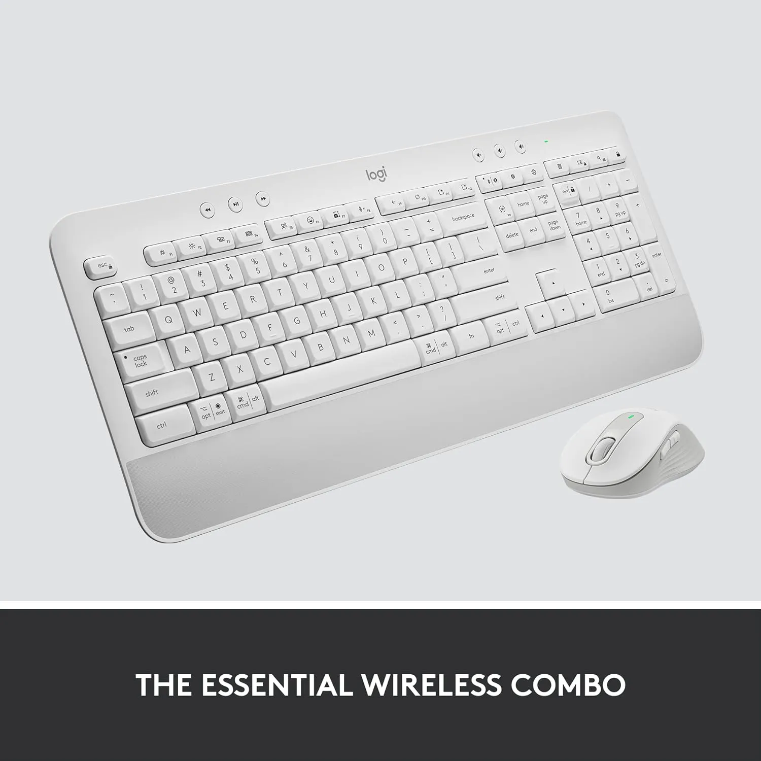 Logitech Signature MK650 for Business 無線鍵盤滑鼠組合 (中文版) - Pearl White 珍珠白色 920-011040 原裝行貨