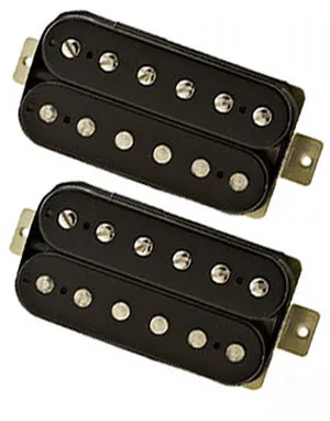 Lollar Imperial Humbucker Pickup Set, Black, 4 Cond