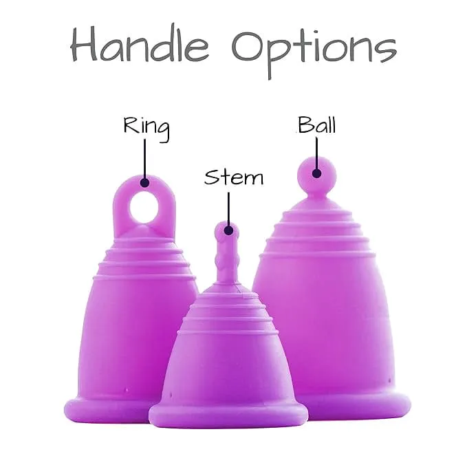 Low Cervix Colorant-Free Menstrual Cup Kit - VAPOR (steam)