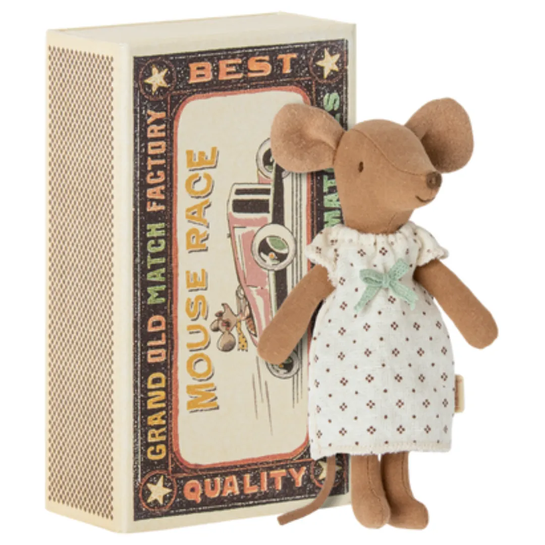 Maileg Big sister mouse in matchbox