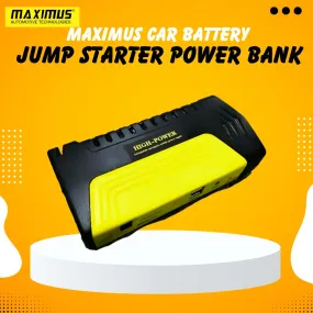 Maximus Car Battery Jump Starter Power Bank - Starts a Car 20 Times in One Charge | Mobile Charger