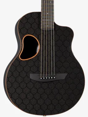 McPherson Carbon Fiber Touring Orange Honeycomb w/ Gold Hardware #11152