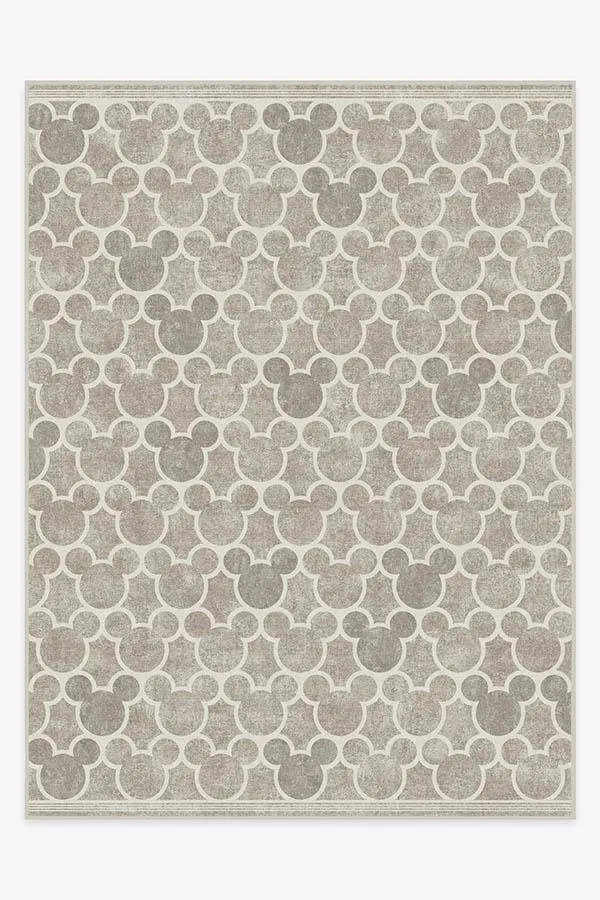 Mickey Trellis Ash Grey Rug