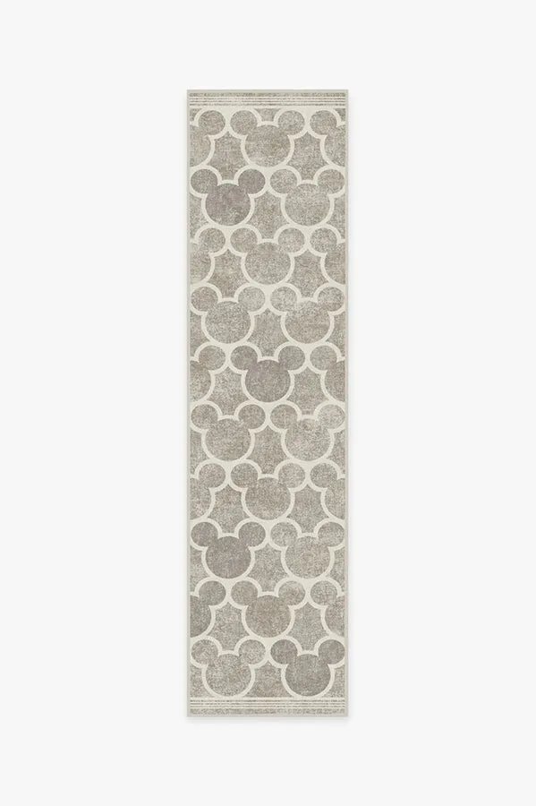 Mickey Trellis Ash Grey Rug