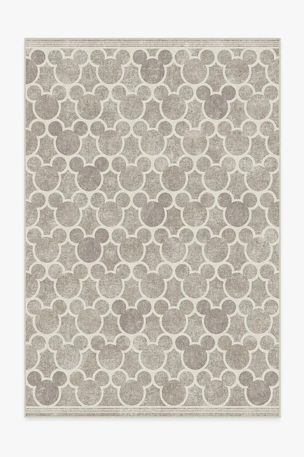 Mickey Trellis Ash Grey Rug