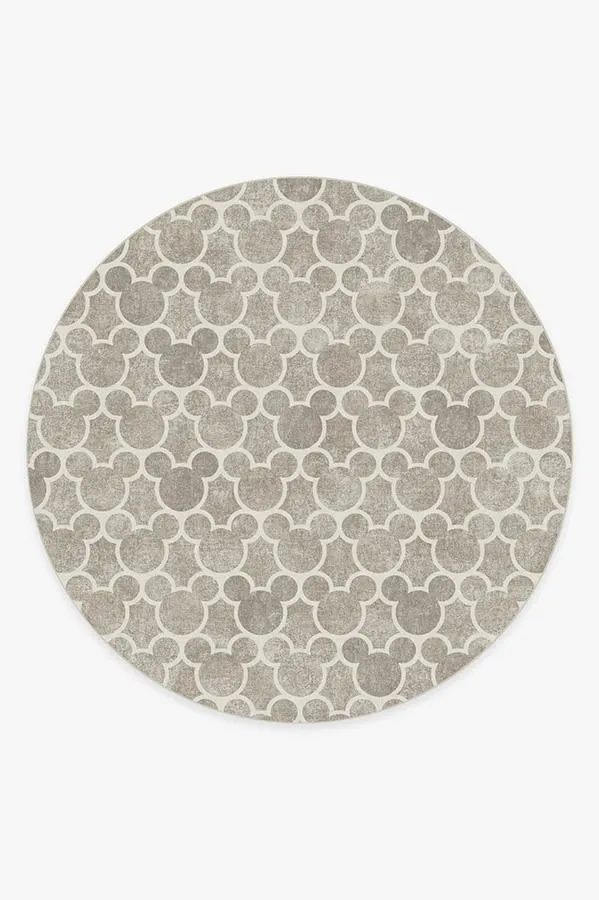 Mickey Trellis Ash Grey Rug