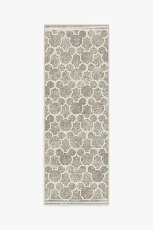 Mickey Trellis Ash Grey Rug