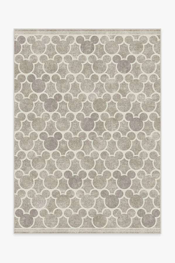 Mickey Trellis Ash Grey Rug