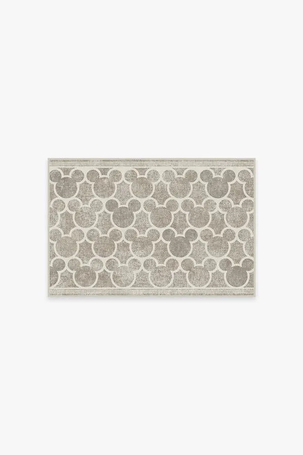 Mickey Trellis Ash Grey Rug