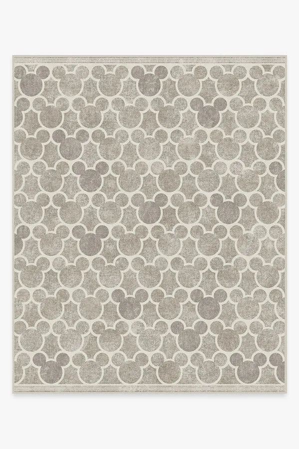 Mickey Trellis Ash Grey Rug