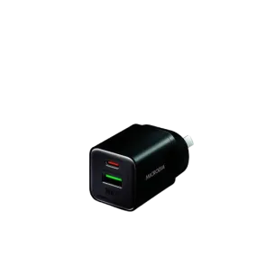 Microdia SmartCube Nano 30W Dual Port GaN Wall Charger (Black)