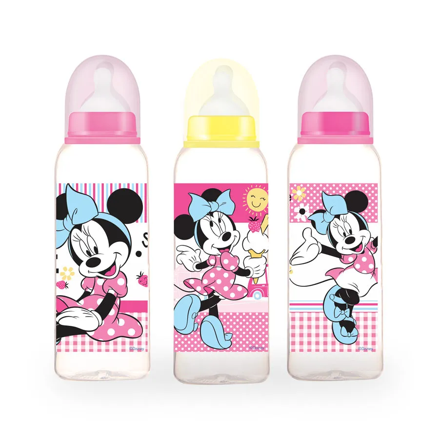 Minnie 11Oz Baby Feeding Bottle 3Pk