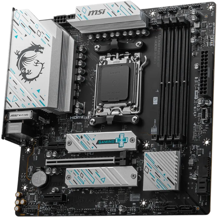 MSI B650M GAMING PLUS WIFI DDR5,Socket AM5 mATX Motherboard