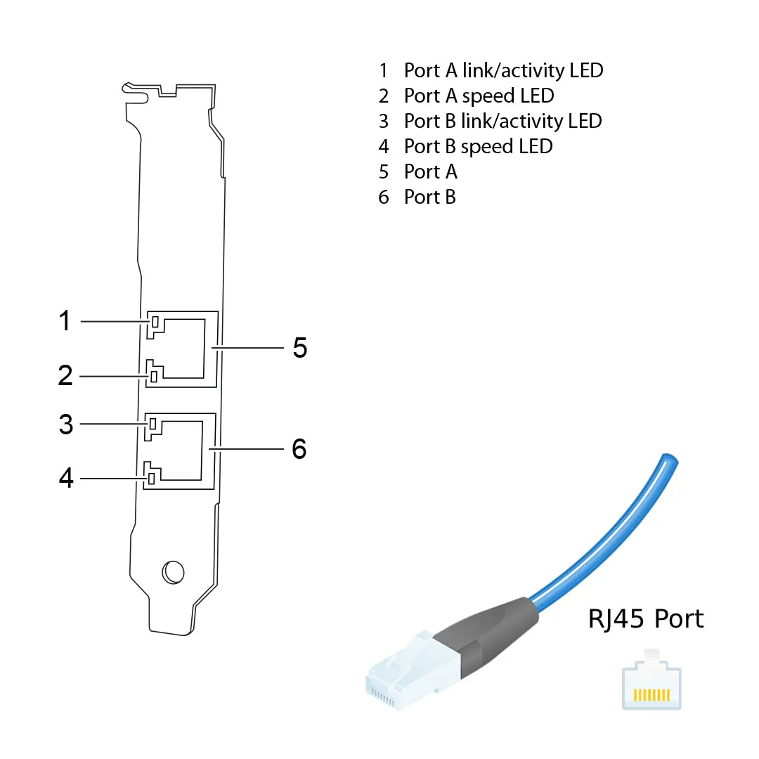 NetApp Adapter X1039A-R6 (ONTAP) 1Gb PCIe bus with plug RJ45 (2p 1GbE NIC Cu)