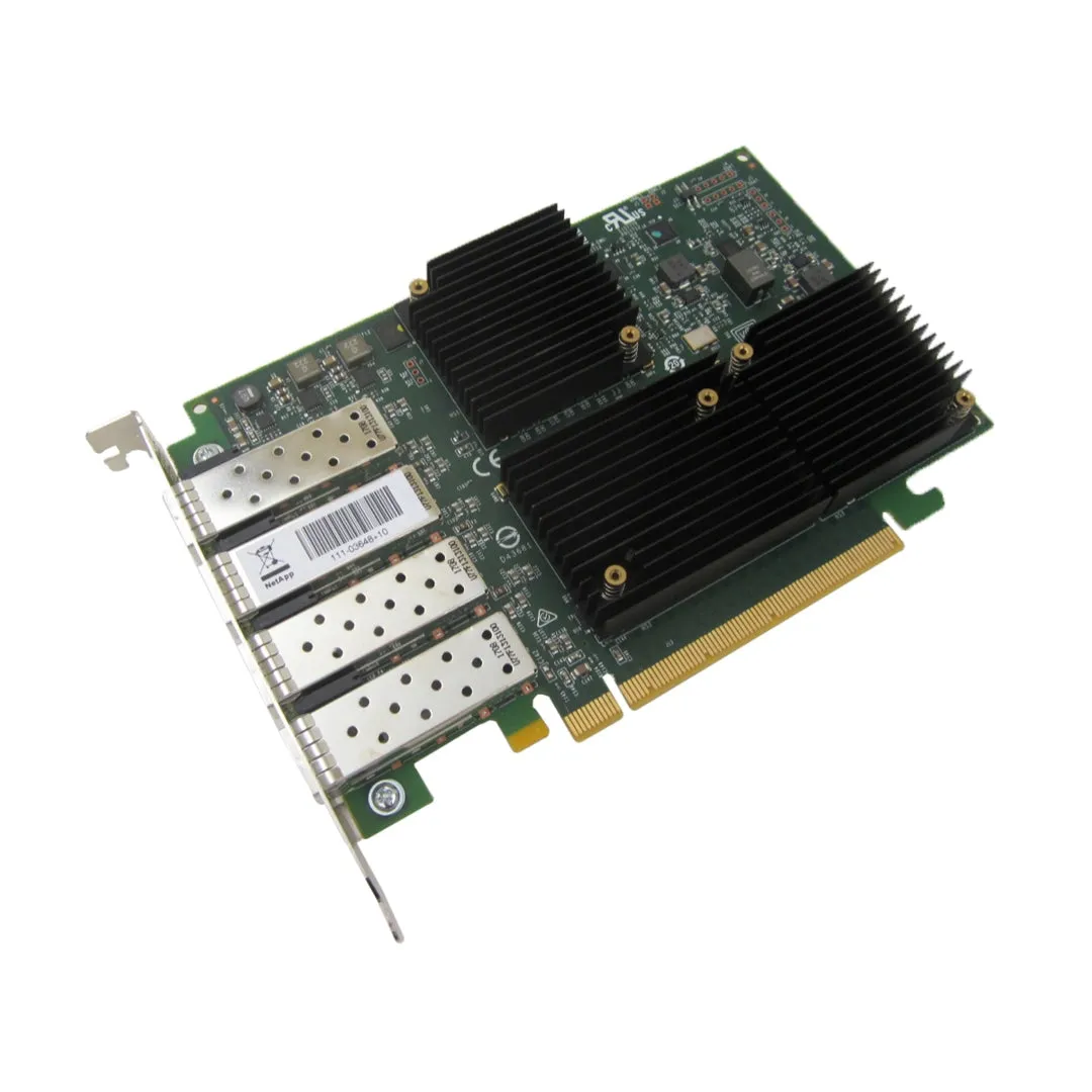 NetApp Adapter X1135A (ONTAP) 2Gb PCIe3 bus with plug SFP  (4p 32Gb FC SFP  Op)