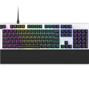 NZXT Function RGB White Mechanical Gaming Keyboard Gateron Linear Red Wired