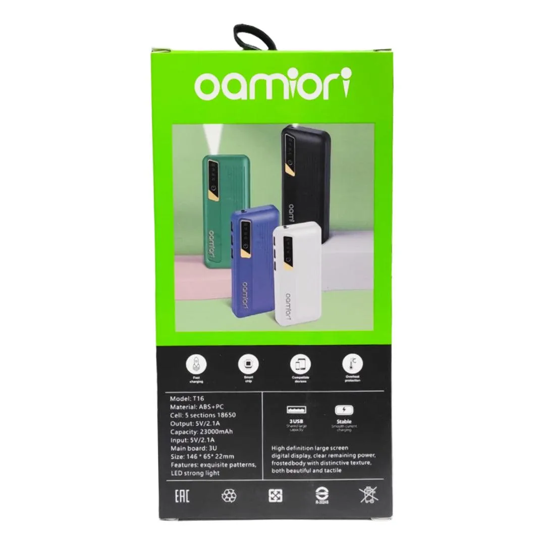 Oamiori Portable Power Bank 23000mAh - T16