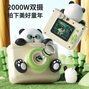 Panda-Design Electronic Camera with Tripod for Kids