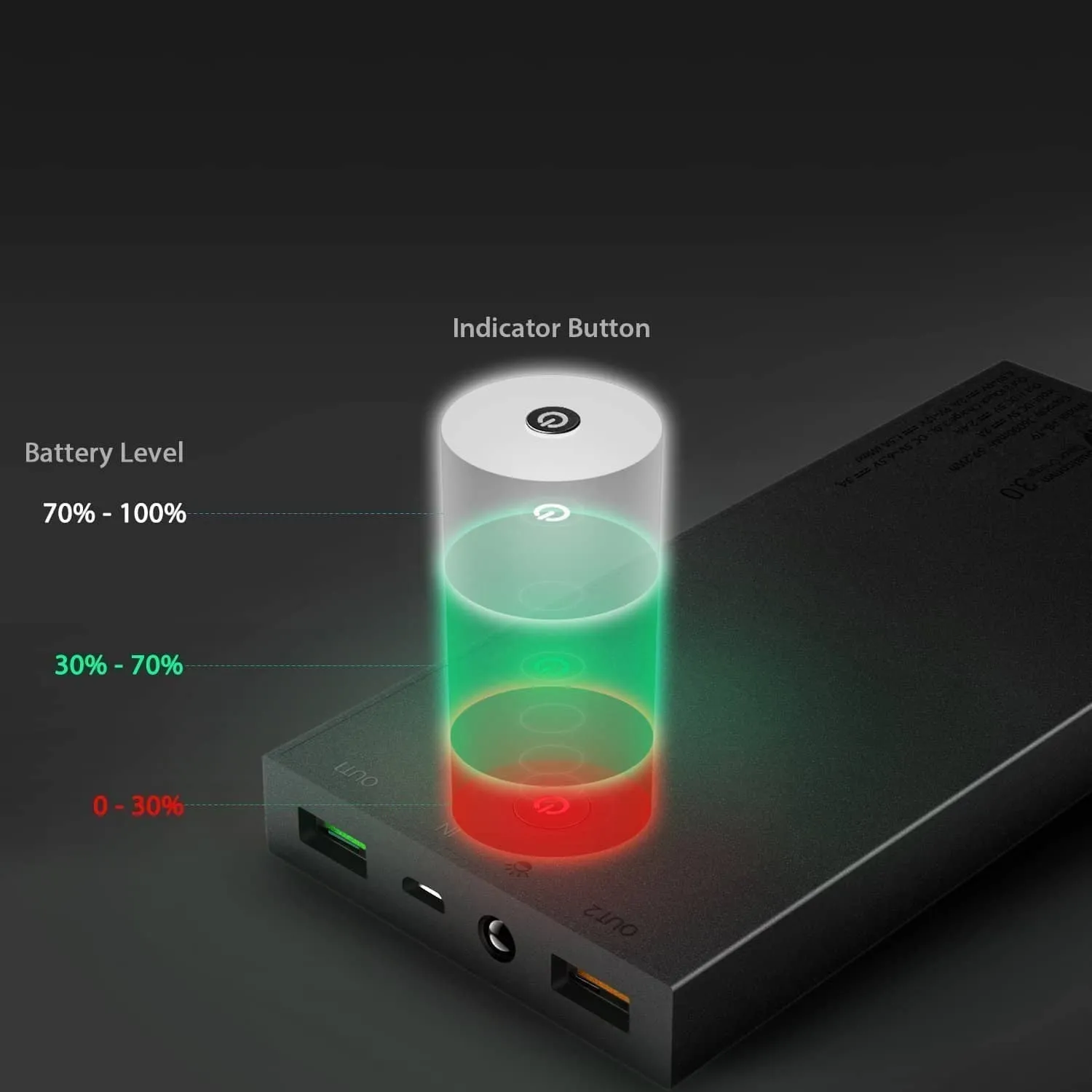 PB-T9 16000mAh Quick Charge 3.0 Power Bank