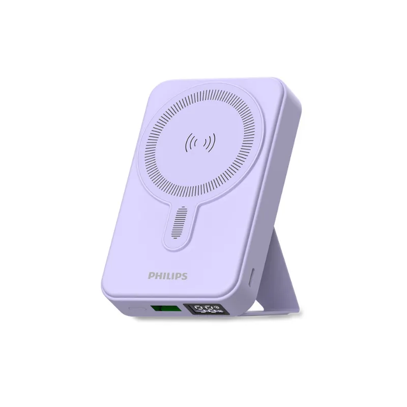 Philips 15W Magnetic Wireless Power Bank 10000mAh Powerbank with Battery Display USB Type C for iP 15/14 DLP9859N