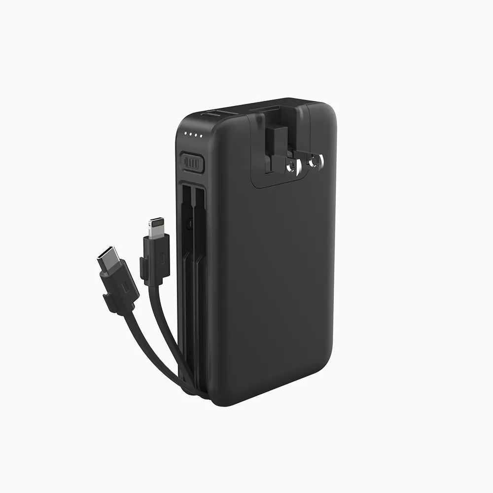 PowerHub™ Plus 6K Portable Charger W/ Built-in Cables & Wall Plug