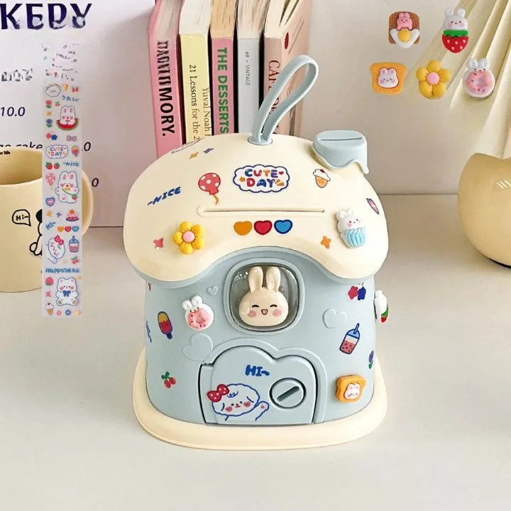 Rabbit Children Money Savings Piggy Bank