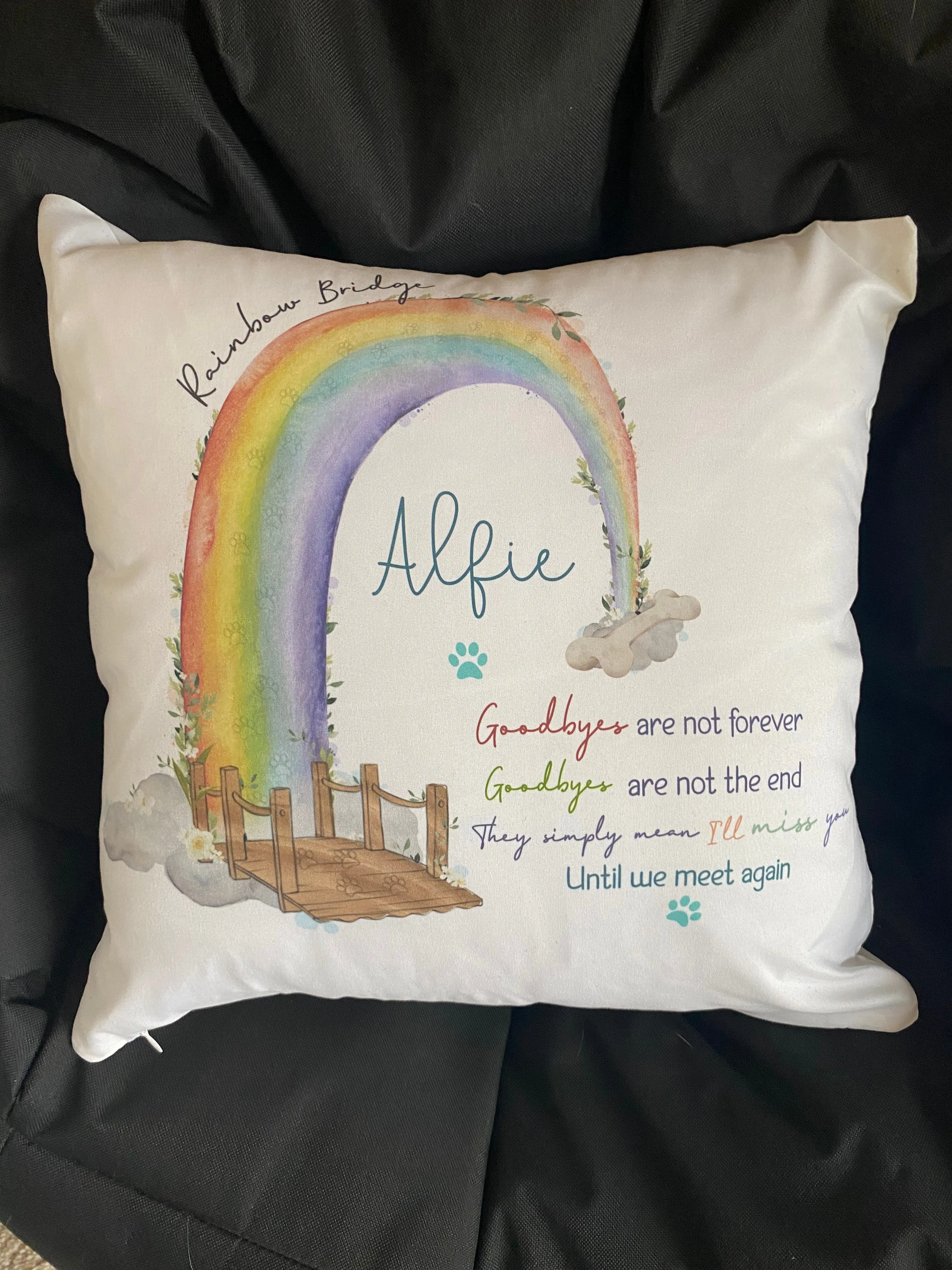 Rainbow Bridge Cushion