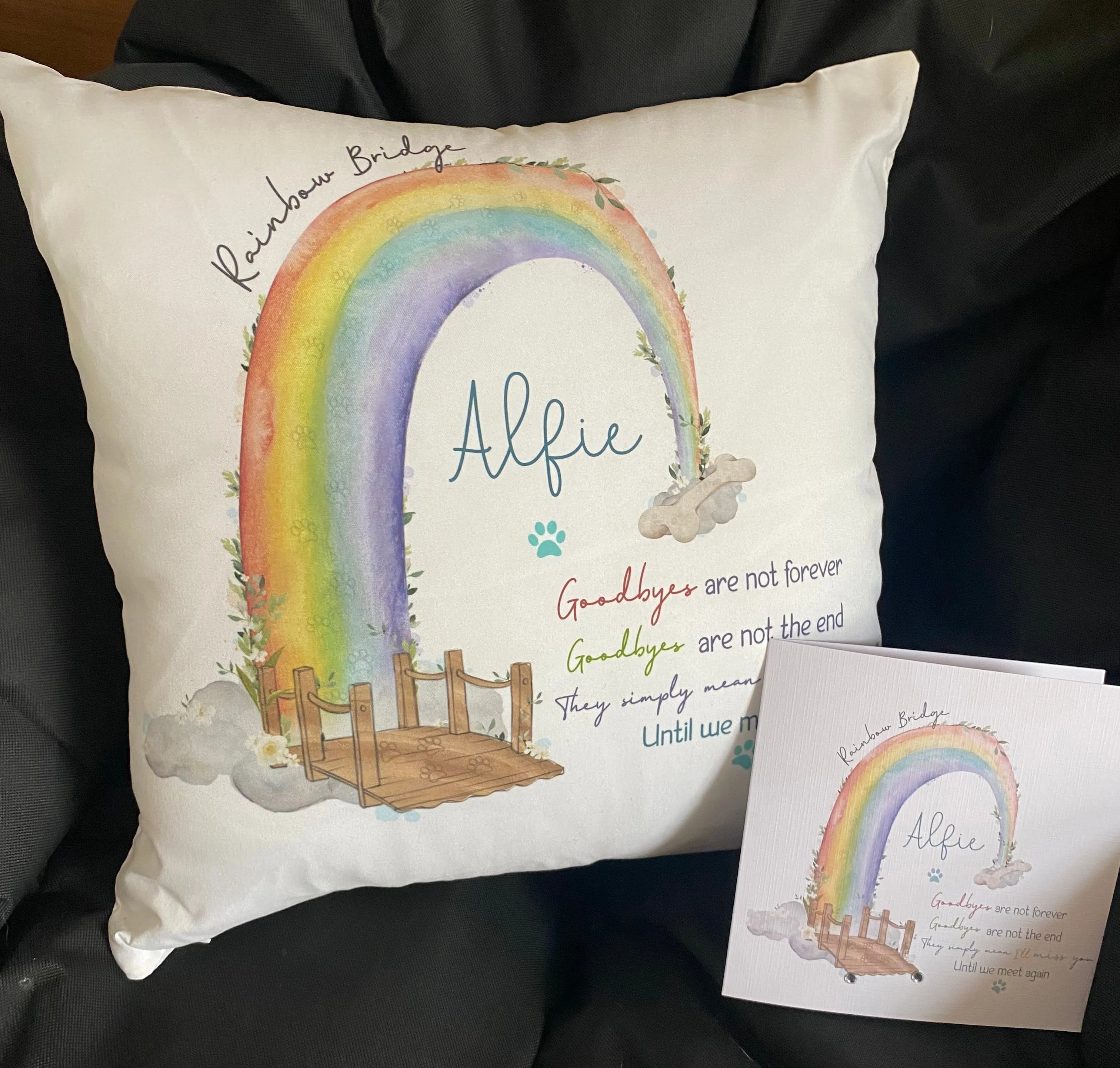 Rainbow Bridge Cushion