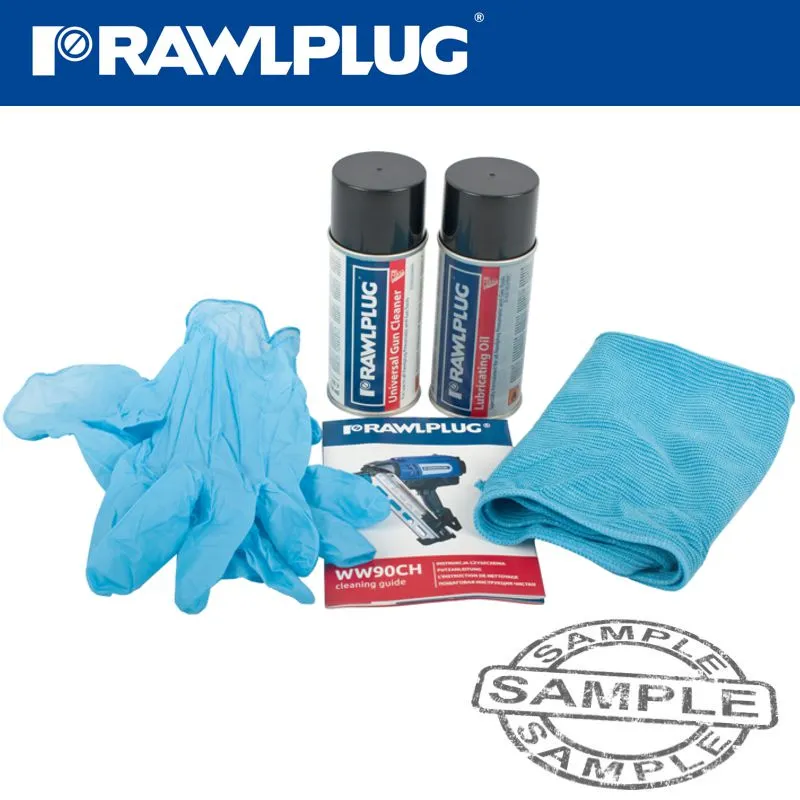 RAWLPLUG CLEANING KIT FOR WWP90 AND SC40 NAILERS RAW R-KIT-WW90-SC40