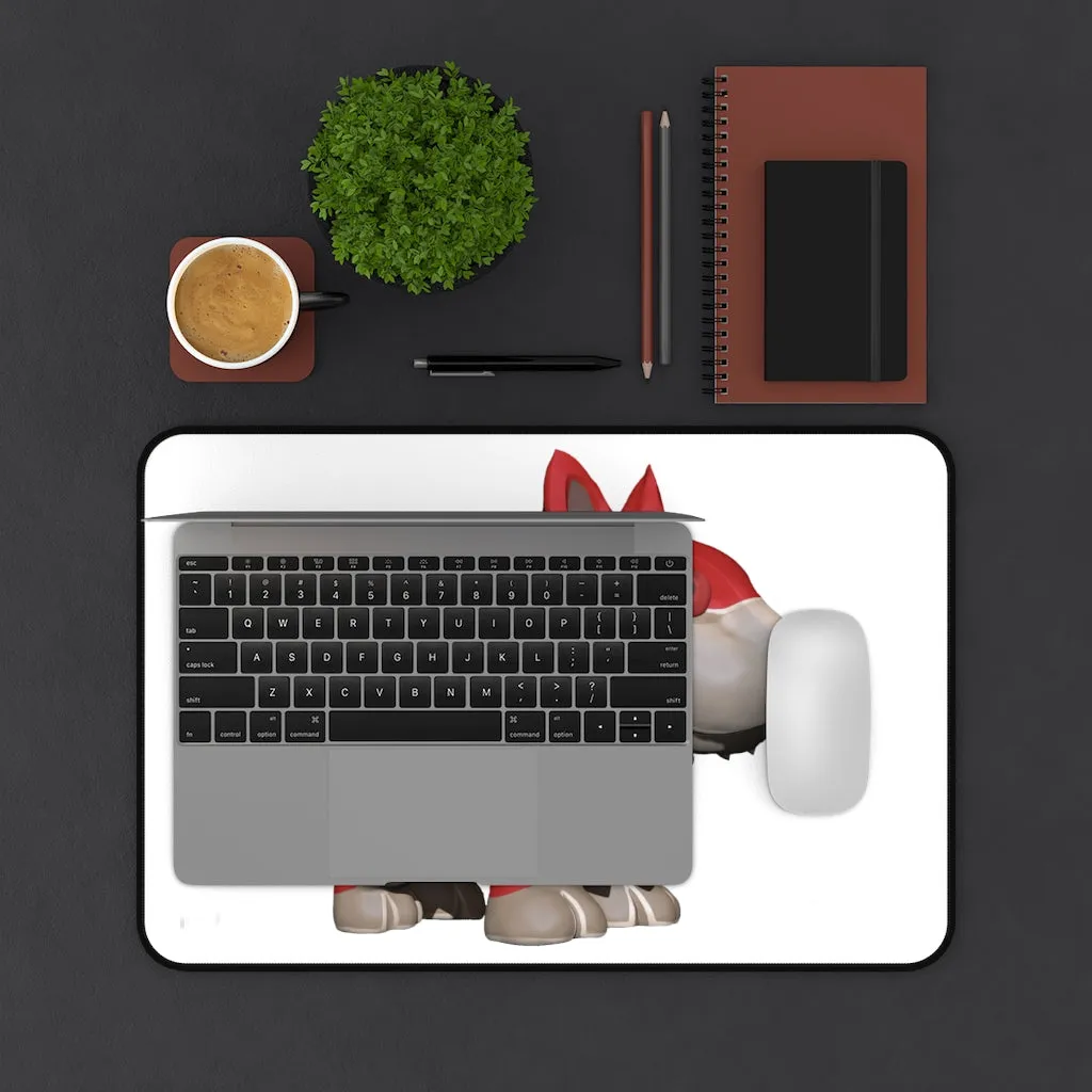 Red Dog Desk Mat