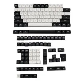 Redragon Keycaps Black And White Pbt 150Key Set