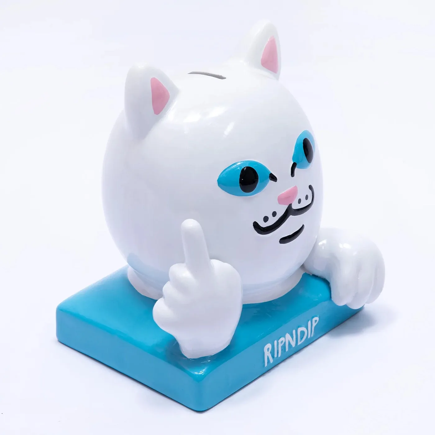 RIPNDIP Lord Nermal Ceramic Coin Bank - White