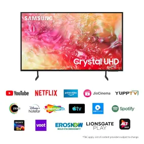 Samsung UA50DU7660KLXL  125 cm (50 inches) 4K Ultra HD Smart LED TV (Black)