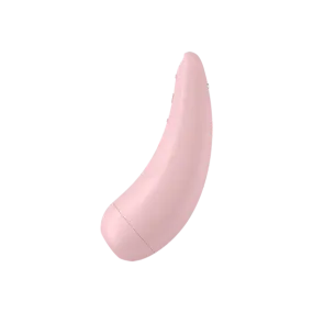 Satisfyer Curvy 2   Bluetooth Clitoral Sucking Vibrator - Pink