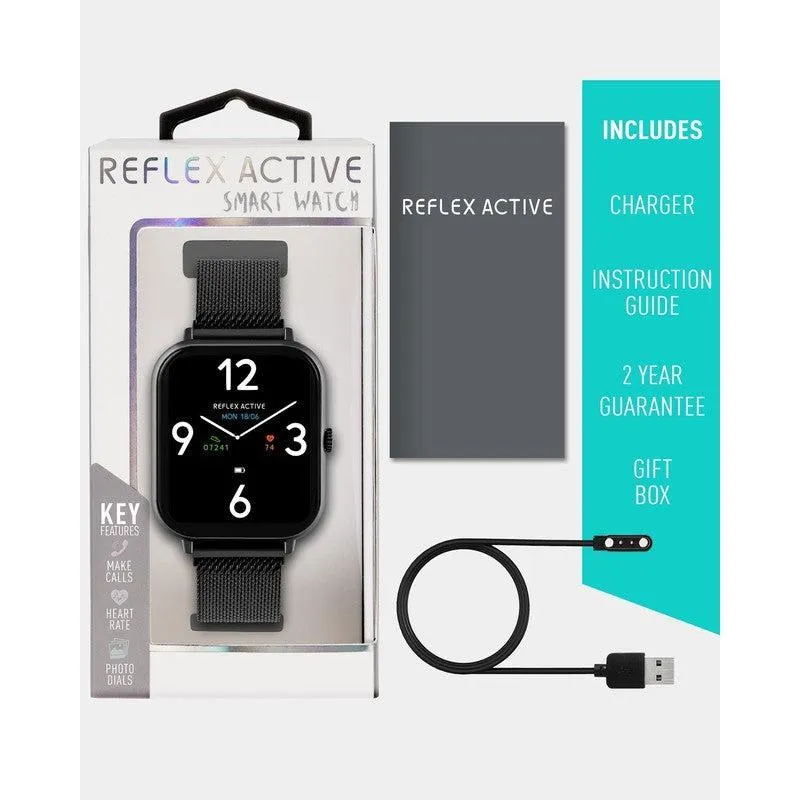 Series 23 Reflex Active Black Mesh Smart Watch