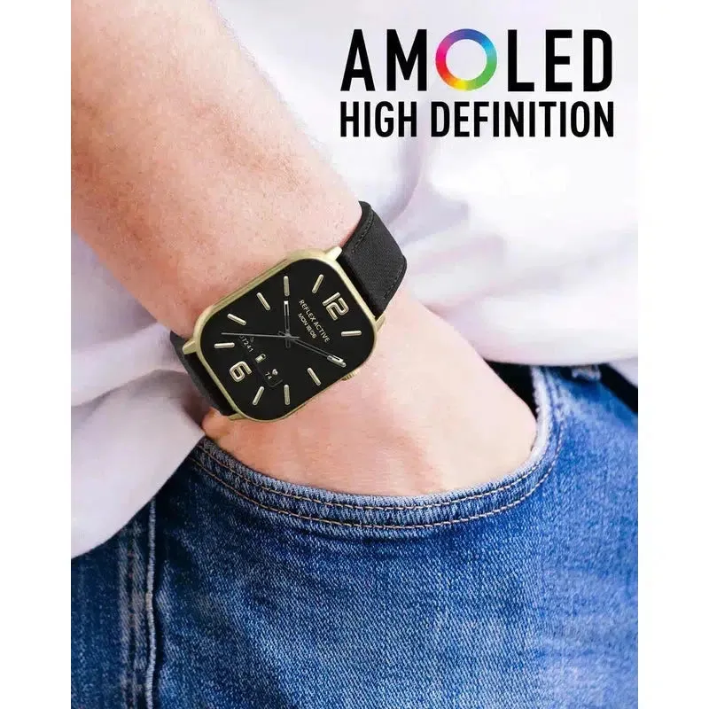 Series 29 Reflex Active Amoled Black Smart Calling Watch