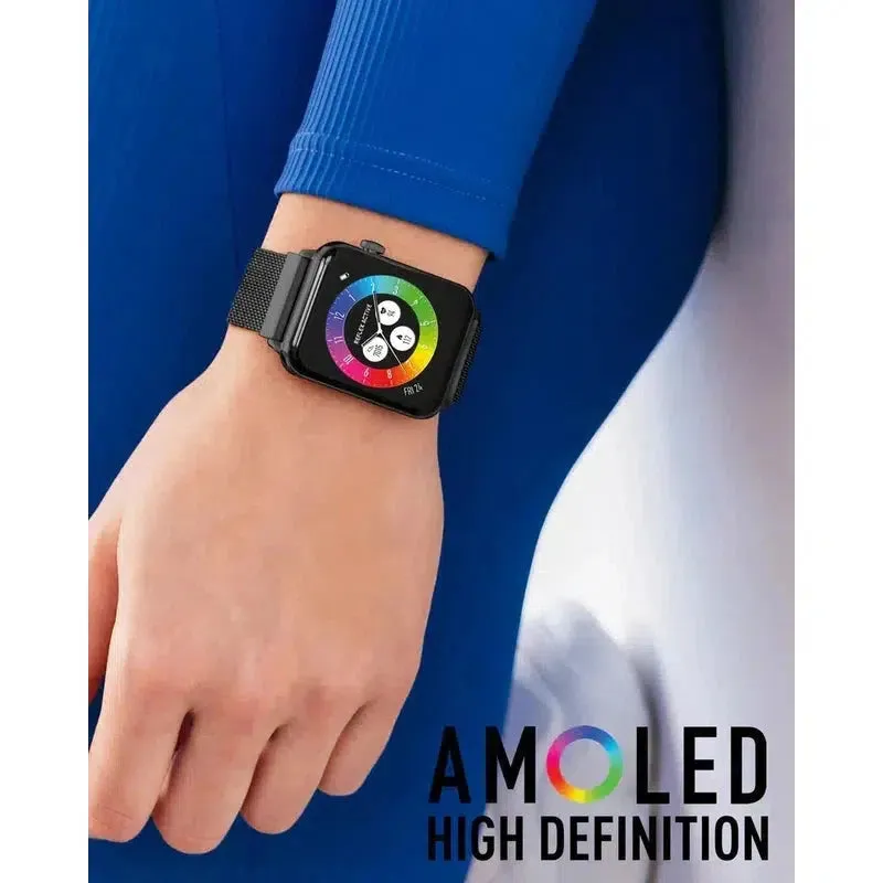 Series 30 Reflex Active Amoled Black Mesh Smart Calling Watch