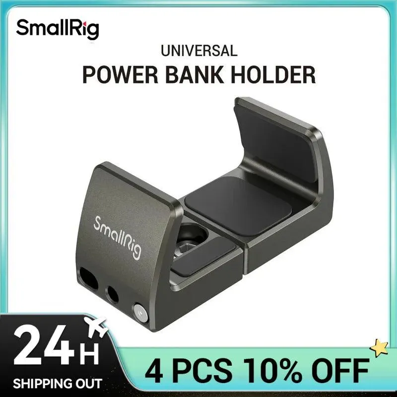 SmallRig Universal Power Bank Holder Adjustable for power banks with width range from 53mm to 81mm for Vlogging Video Shoot 2790