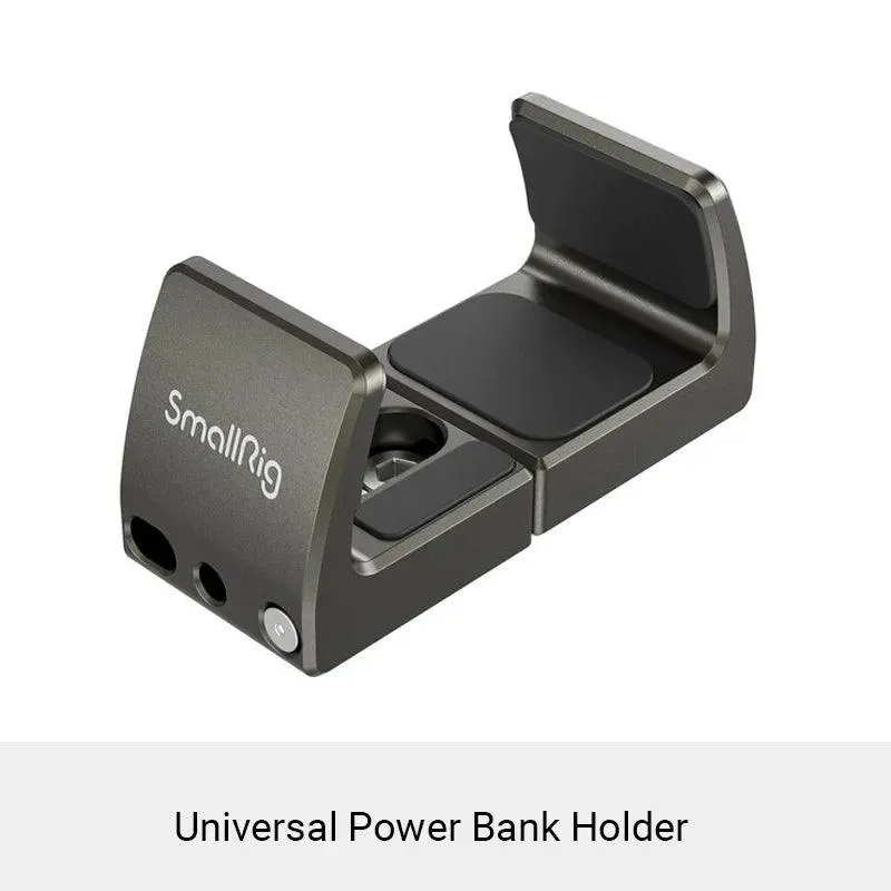 SmallRig Universal Power Bank Holder Adjustable for power banks with width range from 53mm to 81mm for Vlogging Video Shoot 2790