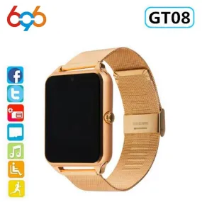 Smartwatch GT08 Plus Metal Strap Bluetooth Support Sim TF Card Android&IOS