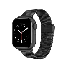 Smartwatch Sandblasted Mesh Strap Black