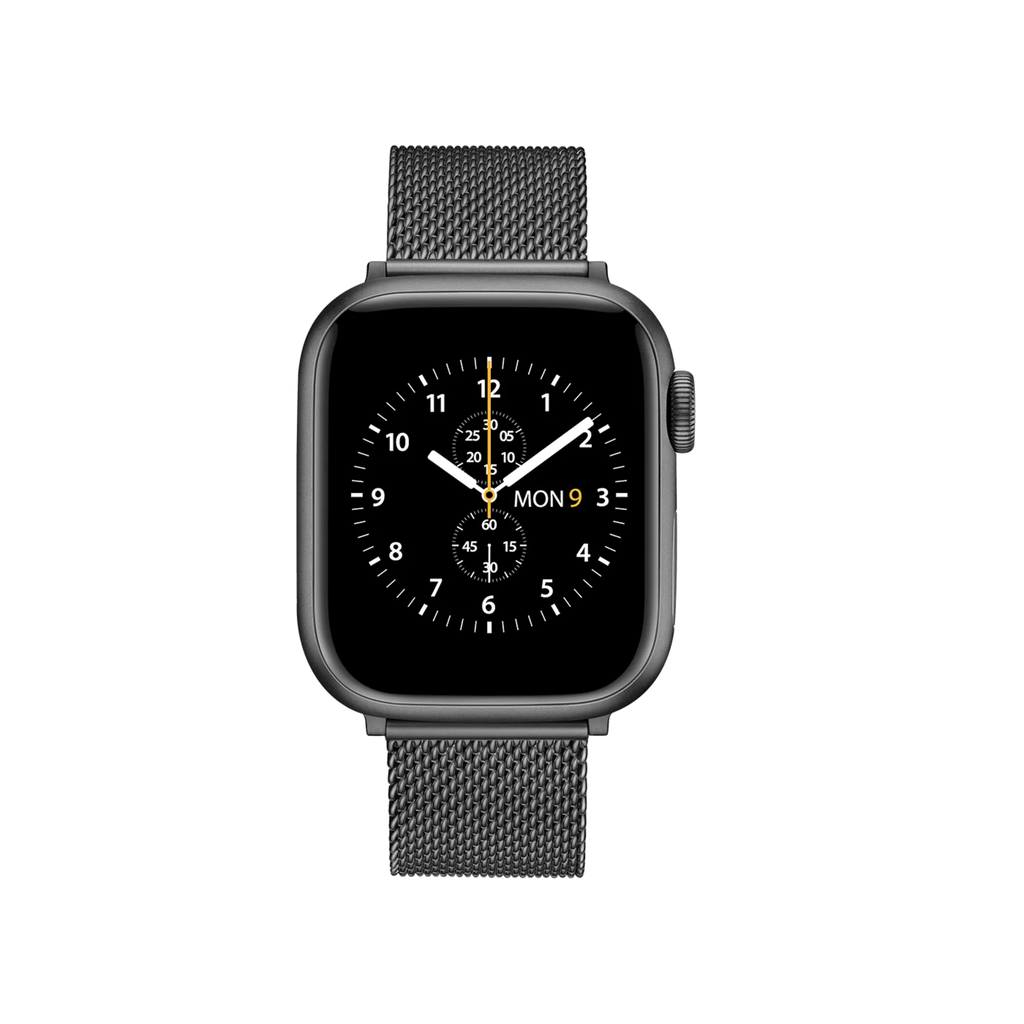 Smartwatch Sandblasted Mesh Strap Black