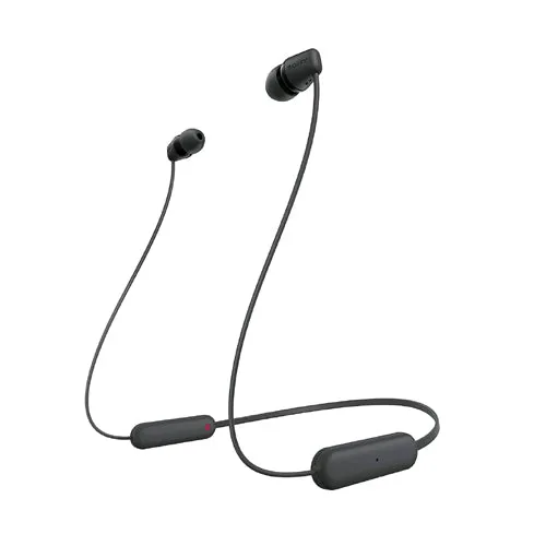 Sony Wireless Neckband Earphone, Black - WI-C100