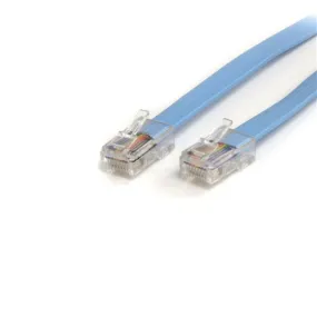 Startech.Com Cisco Console Rollover Cable - Rj45 Ethernet - Network Cable - Rj-45 (M) To Rj-45 (M) - 6 Ft - Molded, Flat