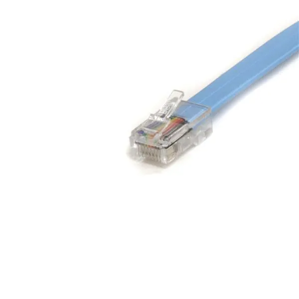 Startech.Com Cisco Console Rollover Cable - Rj45 Ethernet - Network Cable - Rj-45 (M) To Rj-45 (M) - 6 Ft - Molded, Flat