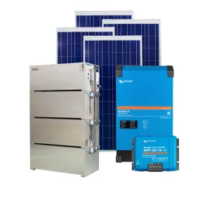 Sustainable 5kW peak system with 29kWh lithium battery and 6kWp array Solar Power Kit